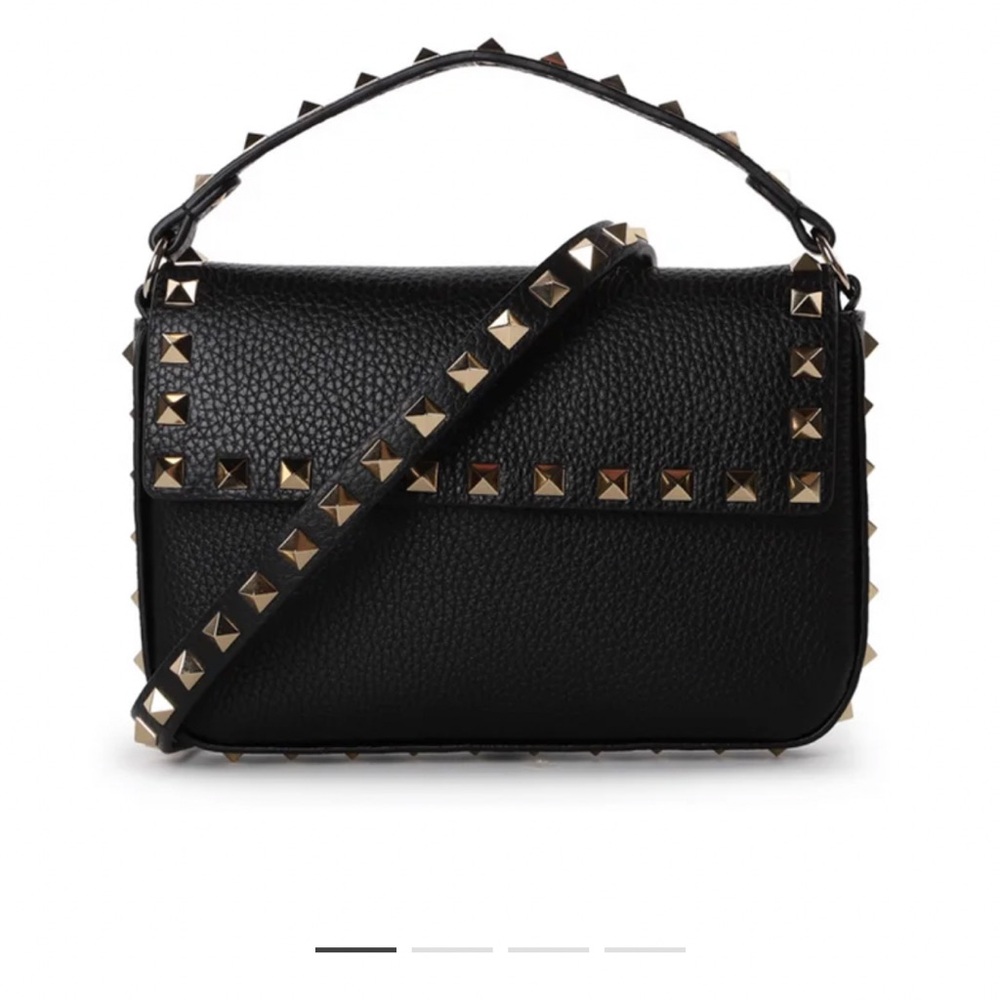 Black Studded Handbag